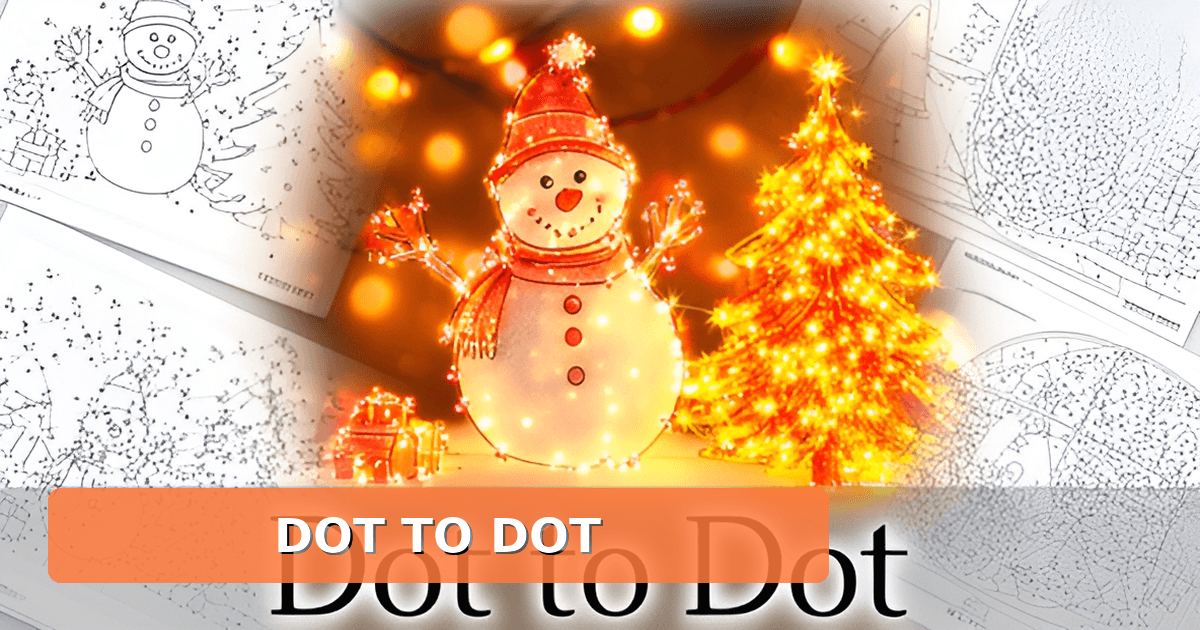 Christmas Dot to Dot Printables: Free Easy and Extreme Pages