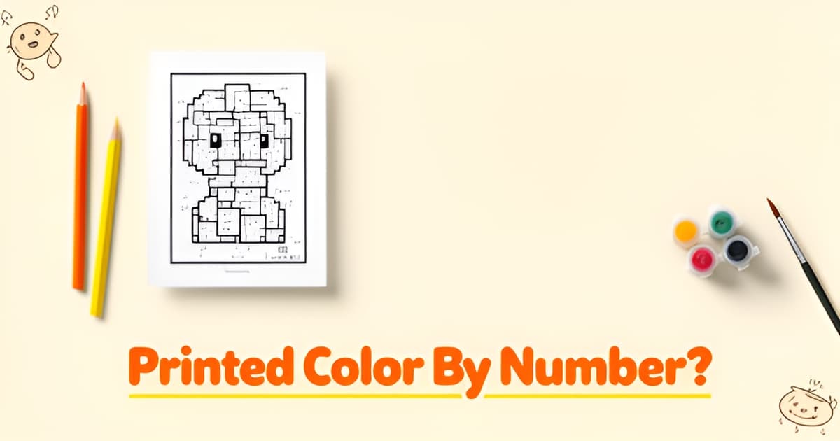 Color by Number vs Paint by Number: Which Should You Print?