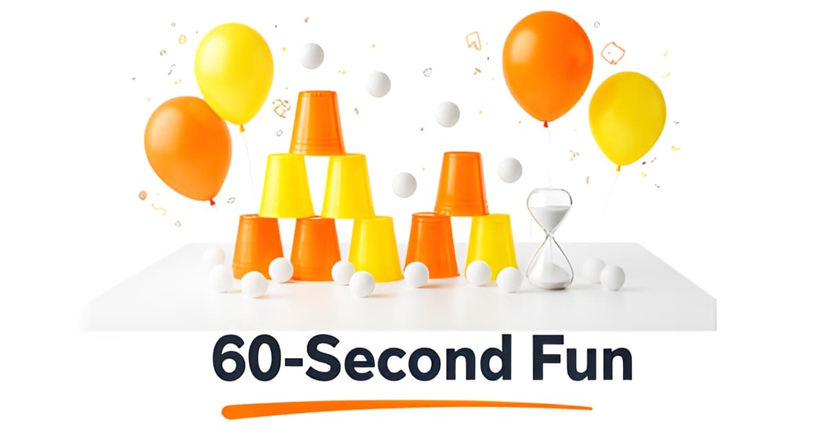 One Minute Games for Kids: Birthday Party and Classroom Challenges