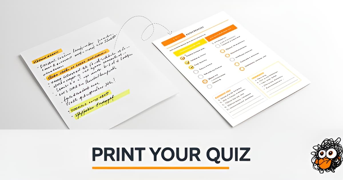 Test Maker for Teachers: Make a Printable Quiz from Your Own Lesson