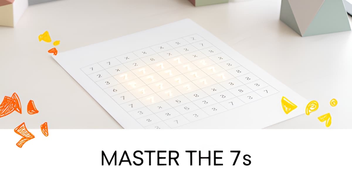 The 7 Times Table: Tricks, Patterns and Free Practice Sheets