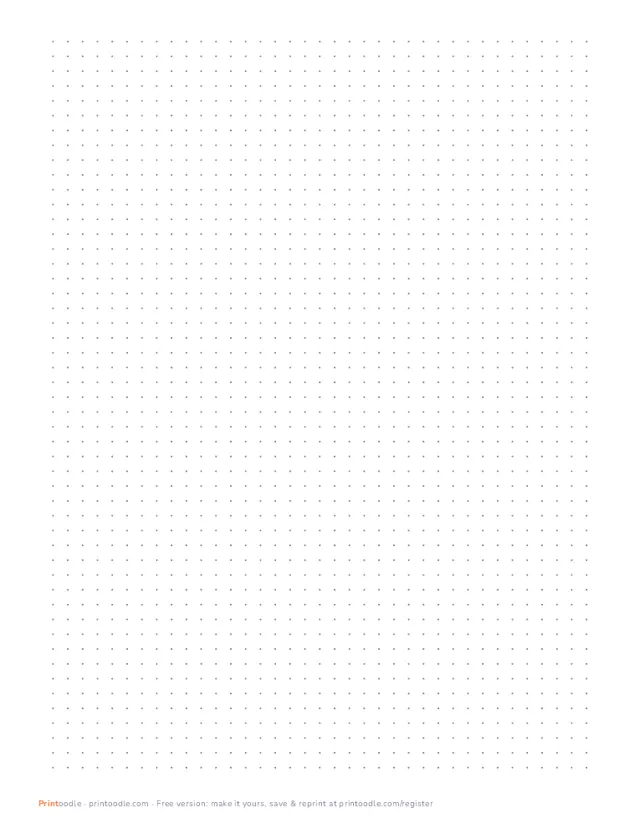 Dot Paper printable sample
